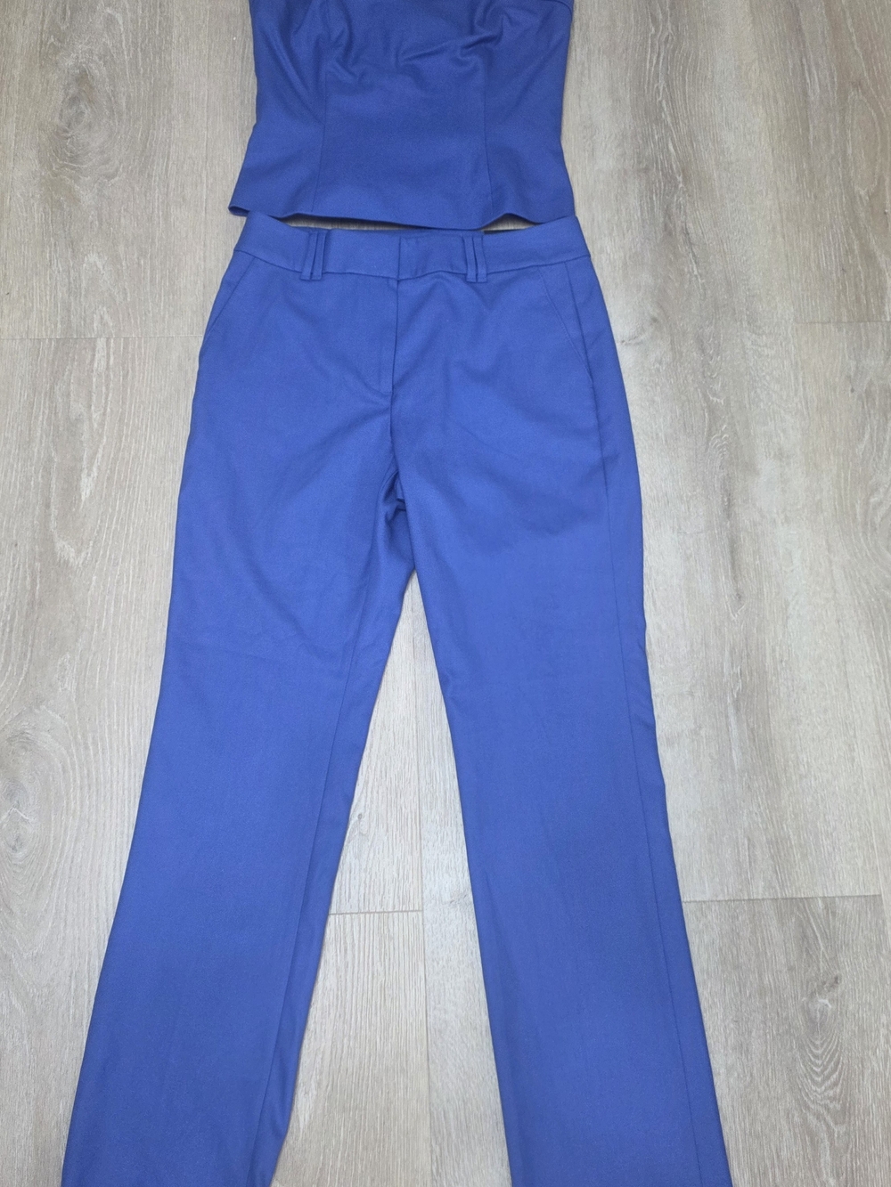 White House Black Market Women’s Straight-Leg Pants in Cobalt